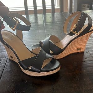 Michael Kors Black Wedge Size 6.5